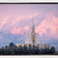 Payson Temple Winter Evening
