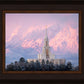 Payson Temple Winter Evening