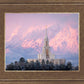Payson Temple Winter Evening