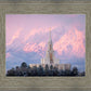 Payson Temple Winter Evening