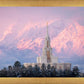 Payson Temple Winter Evening