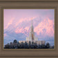 Payson Temple Winter Evening