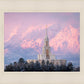 Payson Temple Winter Evening