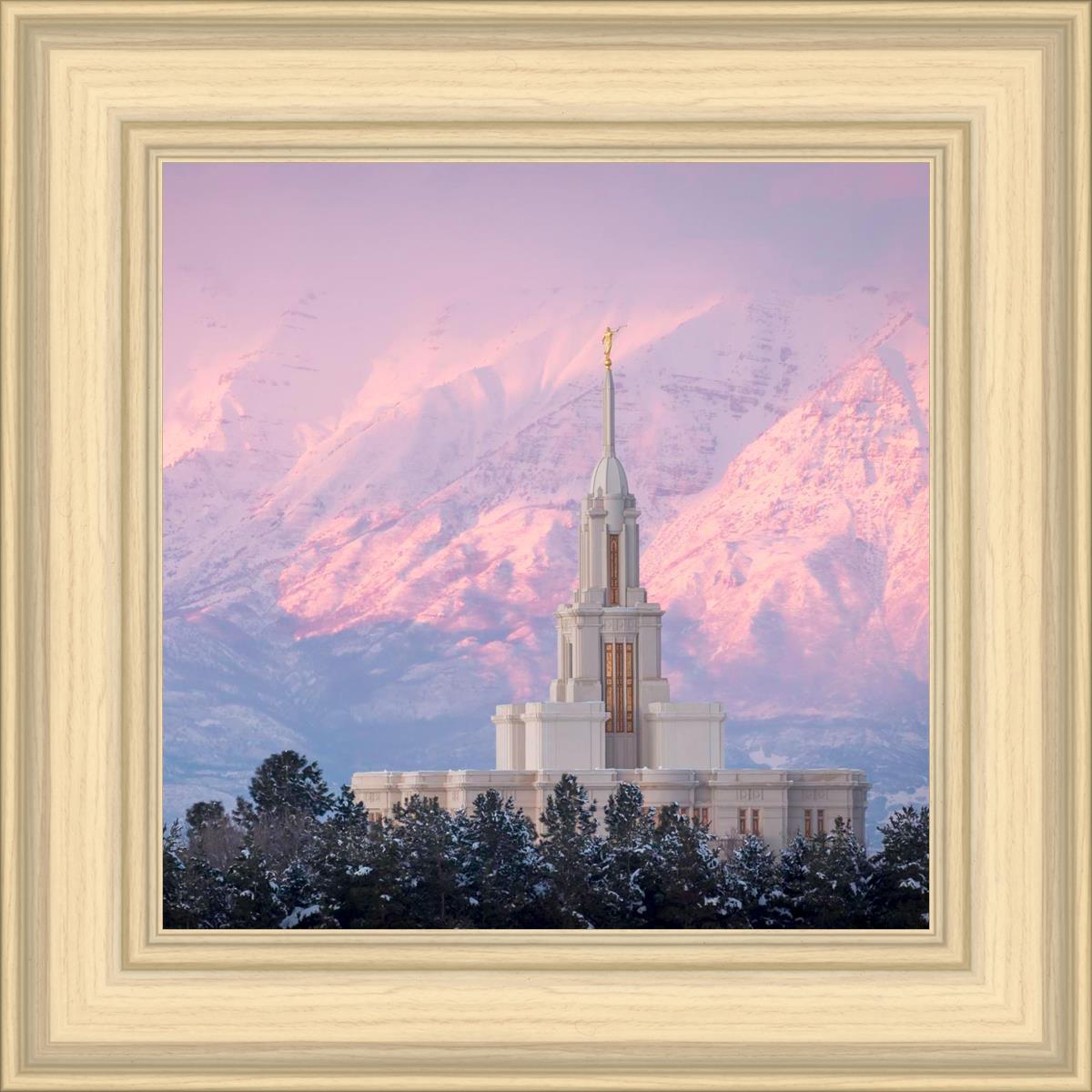 Payson Temple Winter Evening