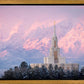 Payson Temple Winter Evening