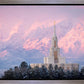Payson Temple Winter Evening
