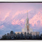 Payson Temple Winter Evening