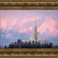 Payson Temple Winter Evening