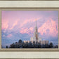 Payson Temple Winter Evening