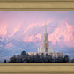 Payson Temple Winter Evening