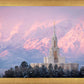Payson Temple Winter Evening