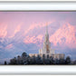 Payson Temple Winter Evening