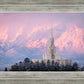 Payson Temple Winter Evening