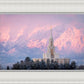 Payson Temple Winter Evening