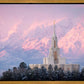 Payson Temple Winter Evening