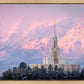 Payson Temple Winter Evening