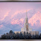 Payson Temple Winter Evening
