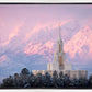 Payson Temple Winter Evening