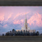 Payson Temple Winter Evening