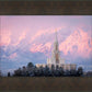 Payson Temple Winter Evening