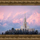Payson Temple Winter Evening
