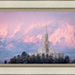 Payson Temple Winter Evening