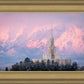 Payson Temple Winter Evening