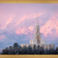 Payson Temple Winter Evening