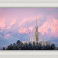 Payson Temple Winter Evening