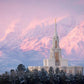 Payson Temple Winter Evening