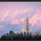 Payson Temple Winter Evening