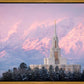 Payson Temple Winter Evening