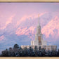 Payson Temple Winter Evening