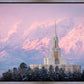 Payson Temple Winter Evening