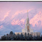 Payson Temple Winter Evening