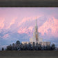 Payson Temple Winter Evening