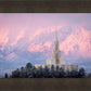 Payson Temple Winter Evening