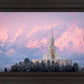Payson Temple Winter Evening