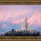 Payson Temple Winter Evening