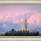 Payson Temple Winter Evening