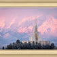 Payson Temple Winter Evening
