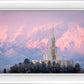 Payson Temple Winter Evening