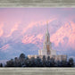 Payson Temple Winter Evening