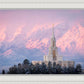 Payson Temple Winter Evening