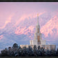 Payson Temple Winter Evening