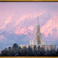 Payson Temple Winter Evening