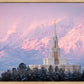Payson Temple Winter Evening