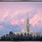 Payson Temple Winter Evening