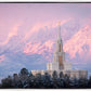 Payson Temple Winter Evening