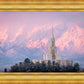 Payson Temple Winter Evening